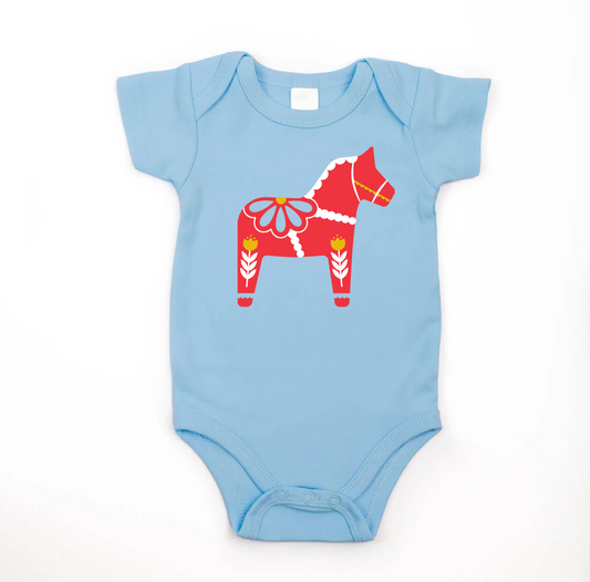 Dala Horse Baby Onesie