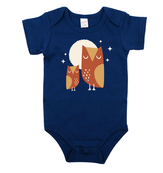 Night Owls Baby Onesie