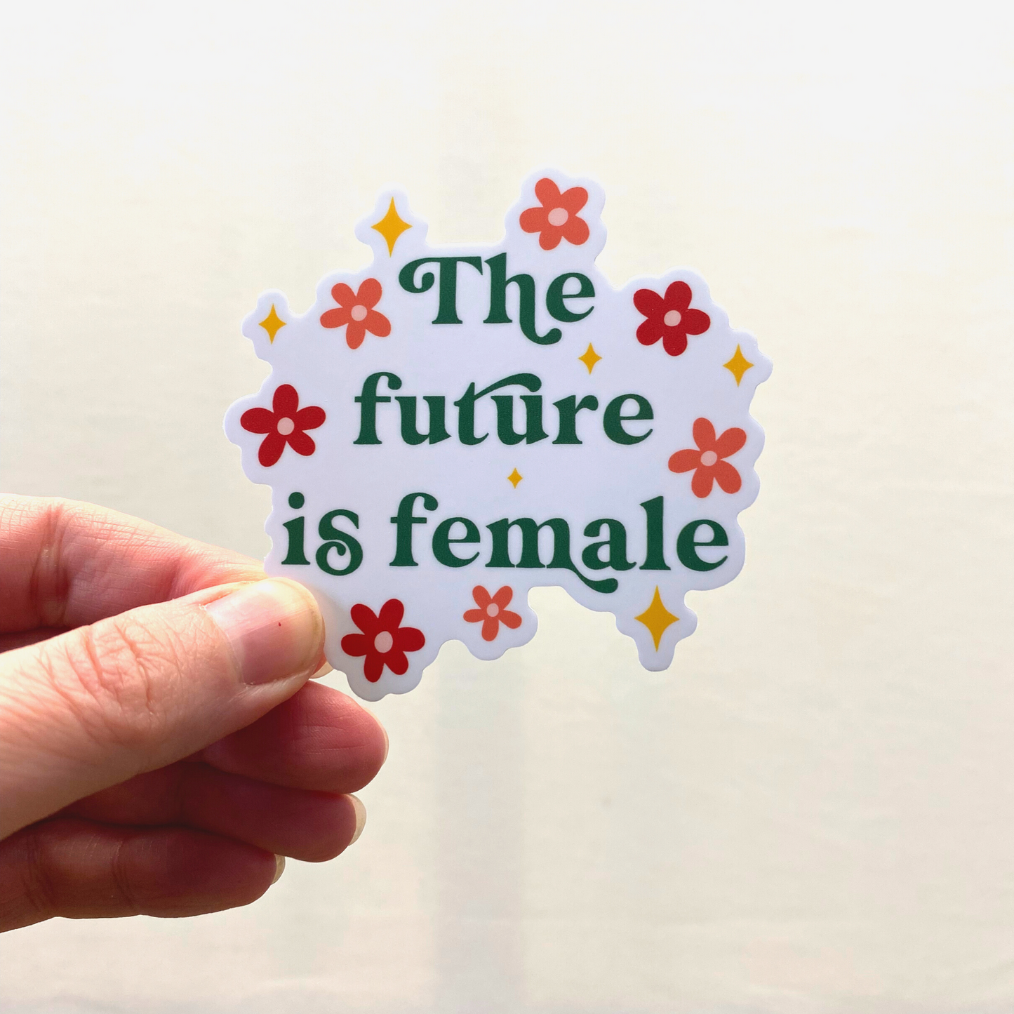 The Future is Female Vinyl Sticker