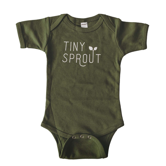 PRE-ORDER - Tiny Sprout baby bodysuit / onesie - Sweetpea and Co.