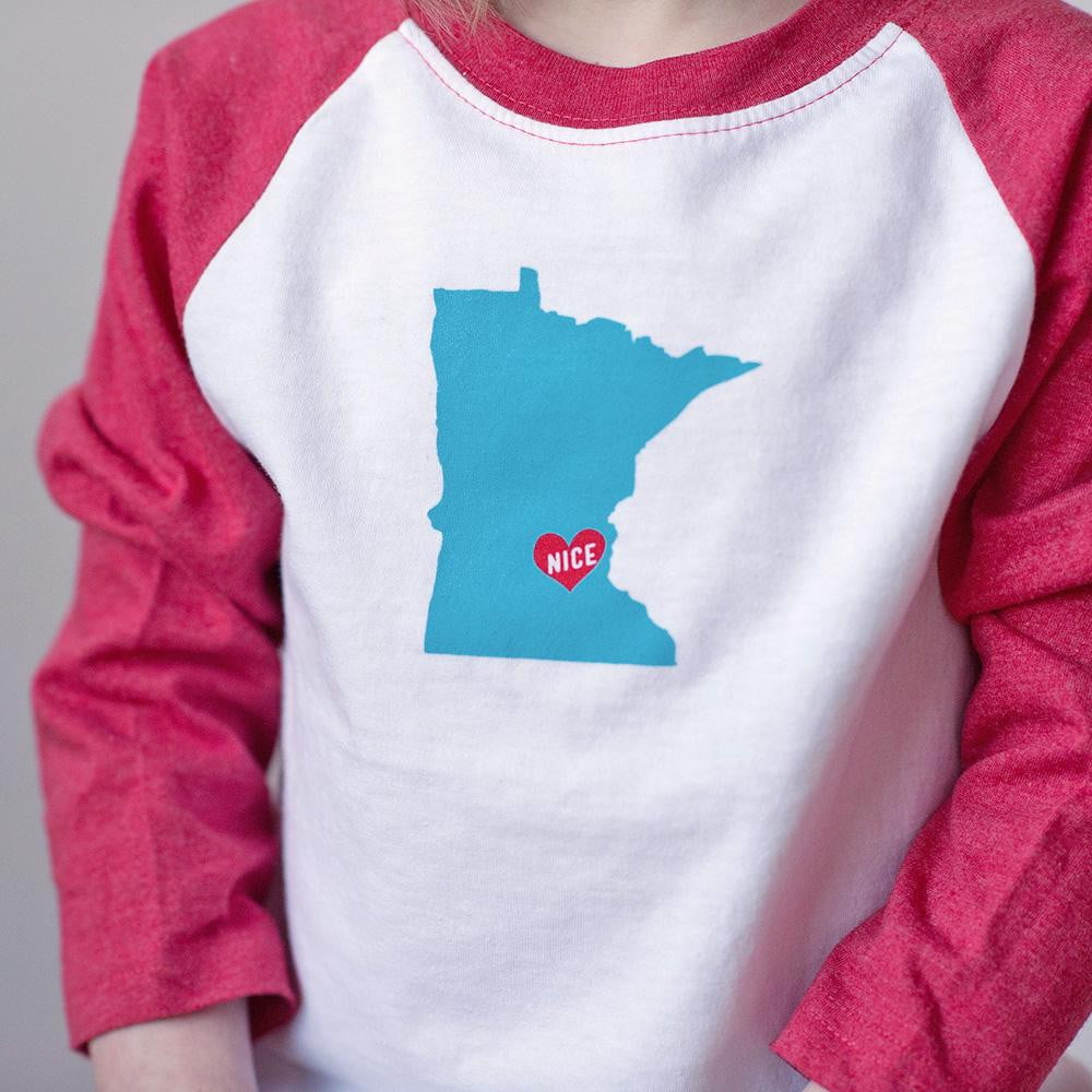 Minnesota Nice Raglan Tee - Sweetpea and Co.