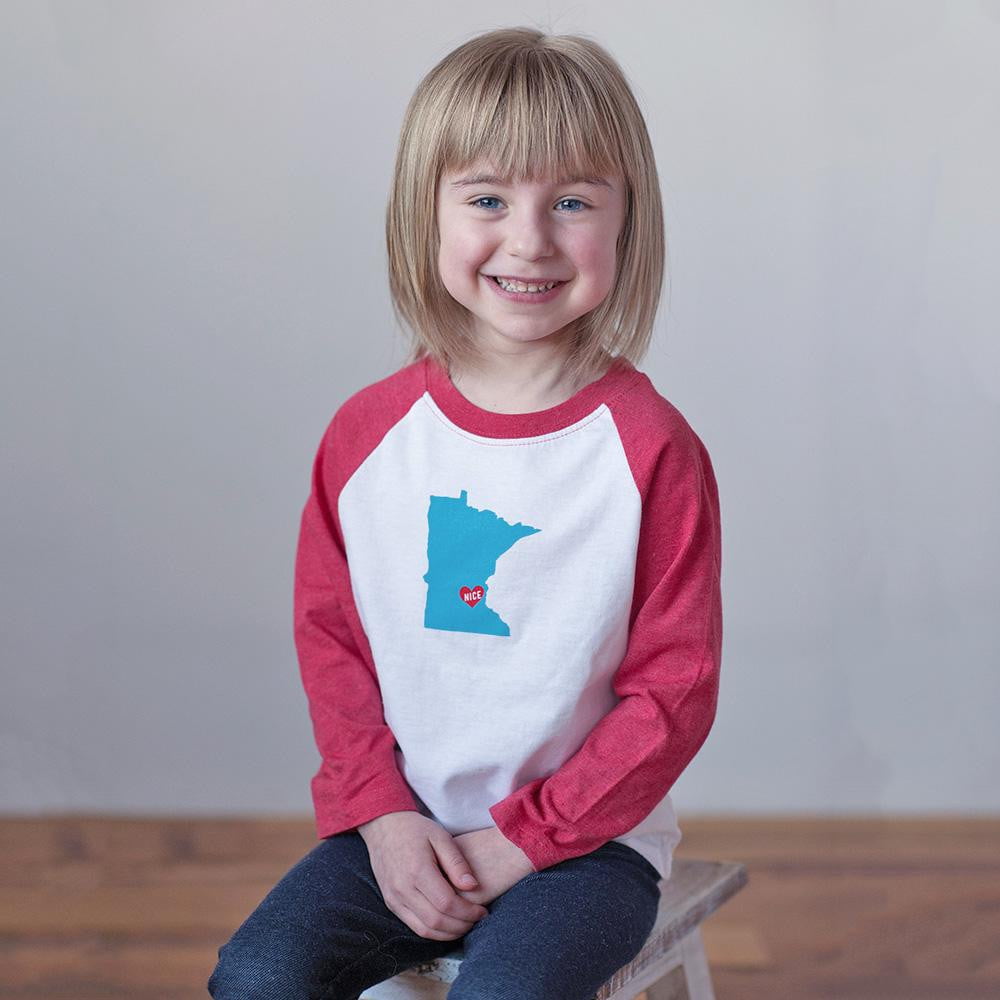 Minnesota Nice Raglan Tee - Sweetpea and Co.