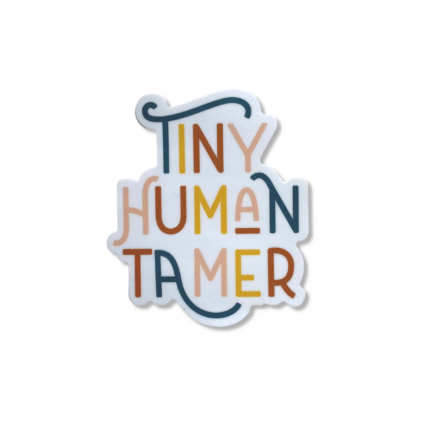 Tiny Human Tamer Vinyl Sticker